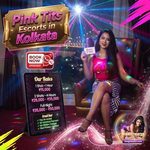 Pink Tits Escorts in Kolkata - Neon Sign
